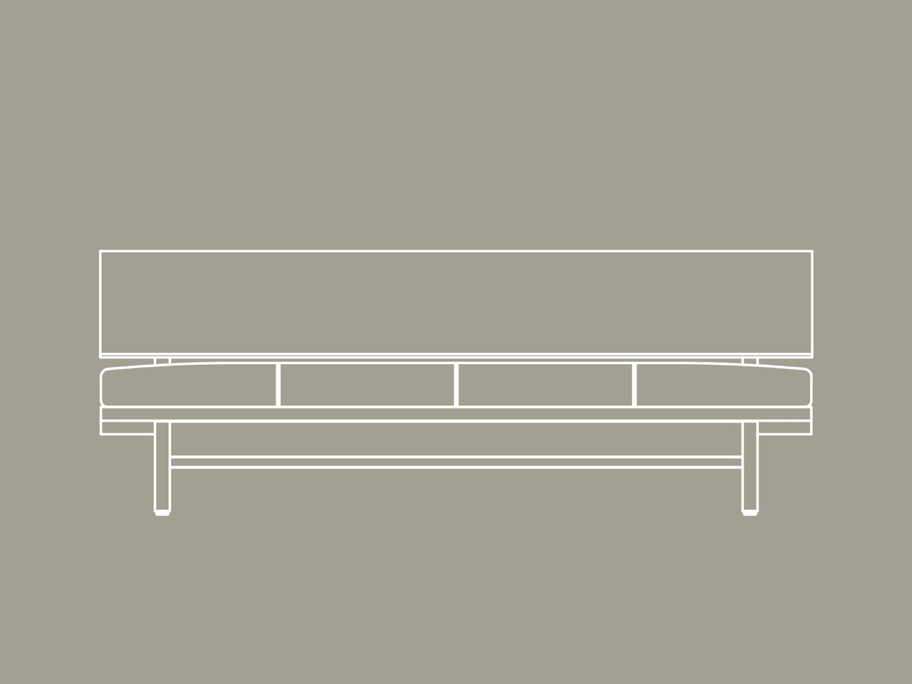 FREX ウッドソファ182