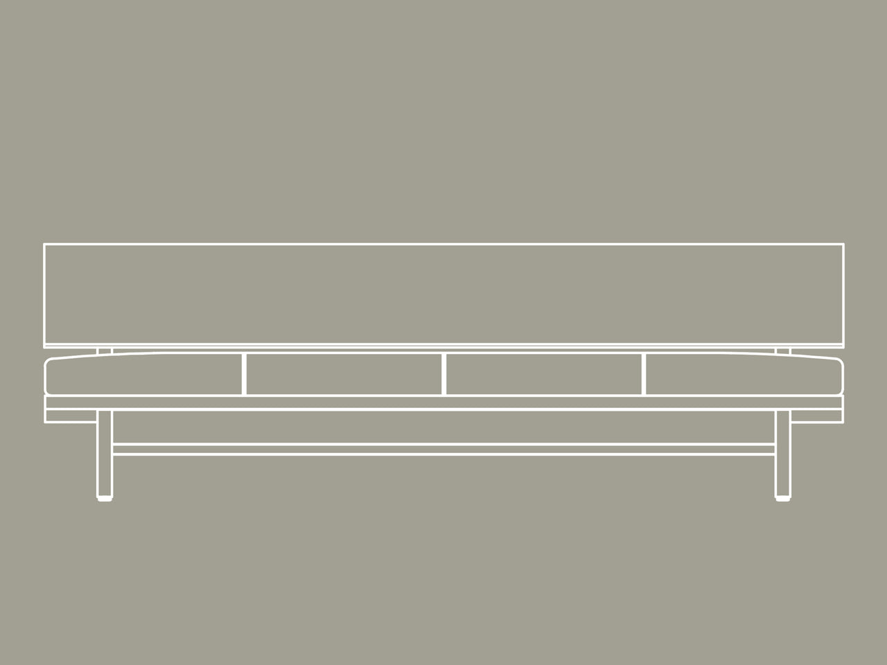 FREX ウッドソファ210