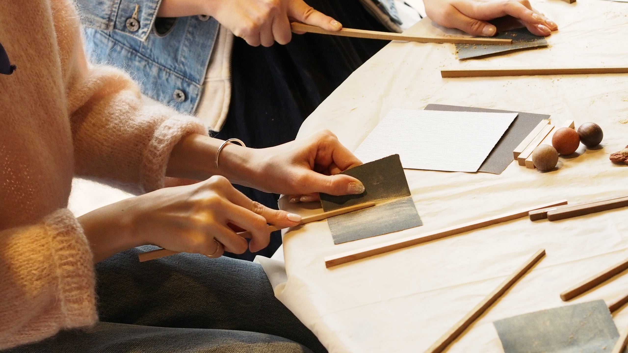 【AKOMEYA TOKYO in la kagū】2026.2/28-3/1ワークショップ-端材でお箸を作ろう