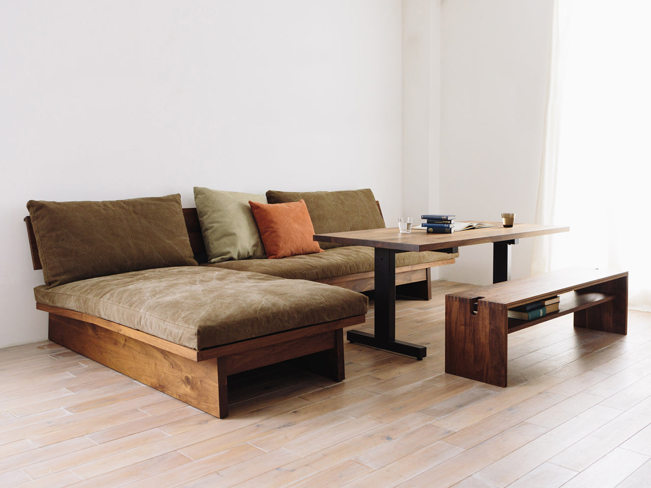 FREX Wood Sofa 126