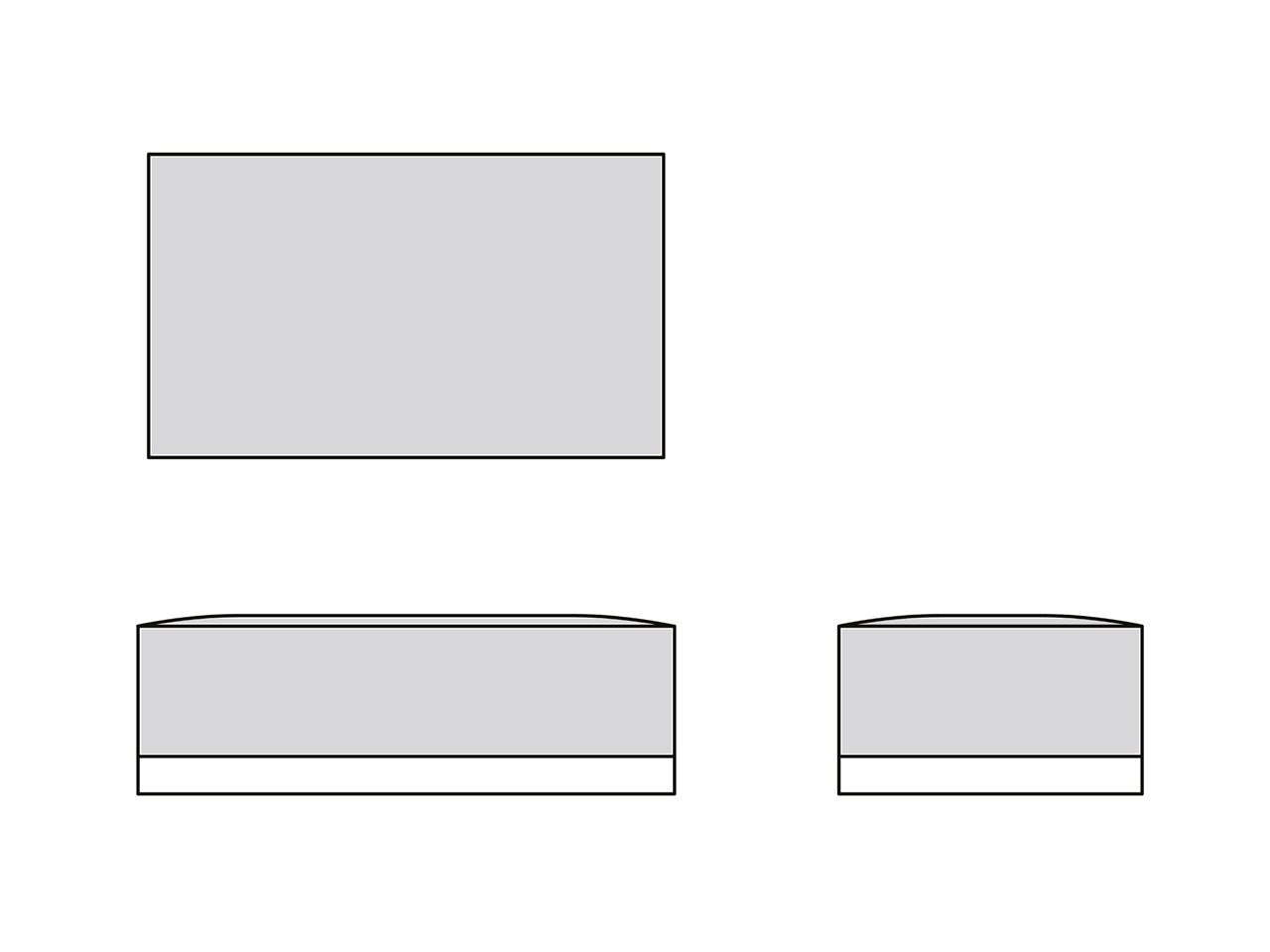 CORNICE ブロックオットマン096