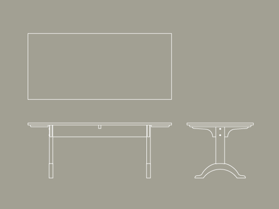 SHAKER Dining Table 182