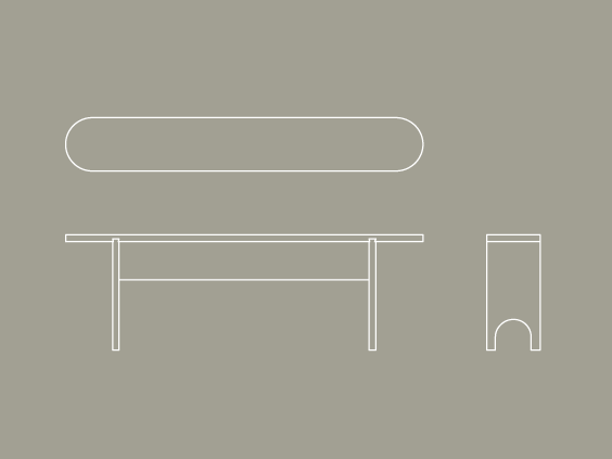 SHAKER ベンチ140 - 広松木工 SHAKER ベンチ140 - 広松木工