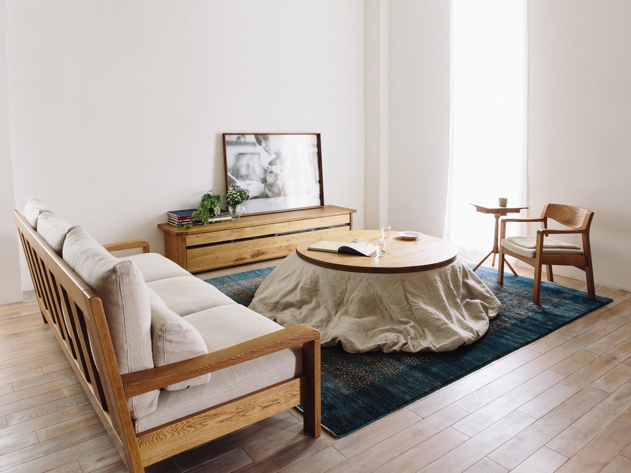 GALA Circle Table Kotatsu
