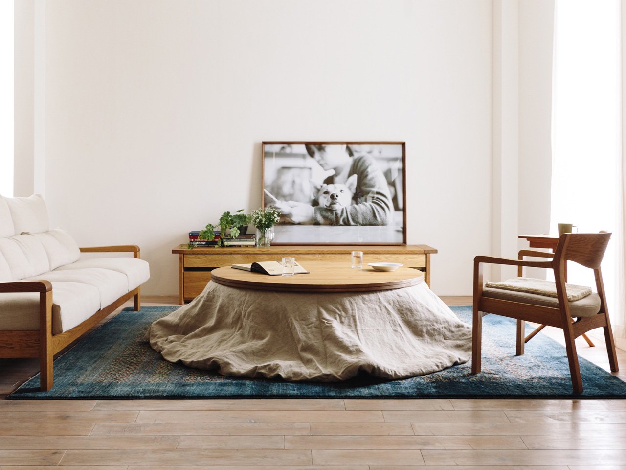 GALA Circle Table Kotatsu