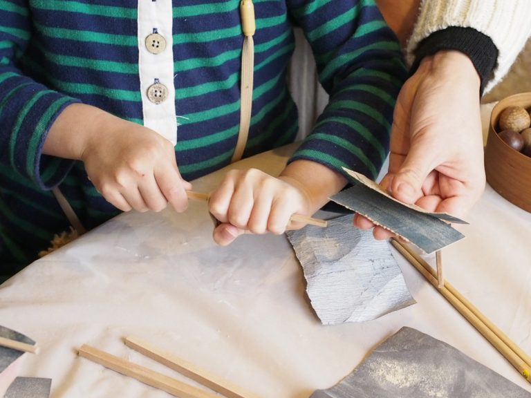 【長野県｜風越学園】ワークショップ｜銘木でお箸を作ろう