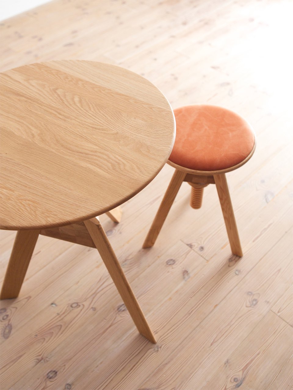 広松木工 Hiromatsu spin stool スピンスツール 廃番品-