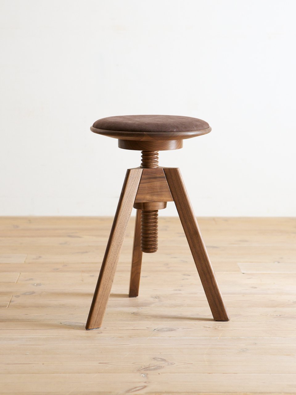 広松木工 スピンスツール 回転 昇降 テーブルサイドテーブル